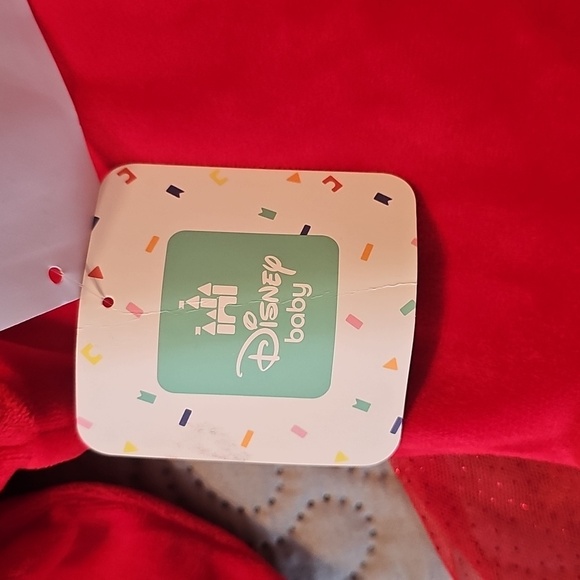 Red Minnie Mouse Dress with Headband and Tights - Picture 6 of 8